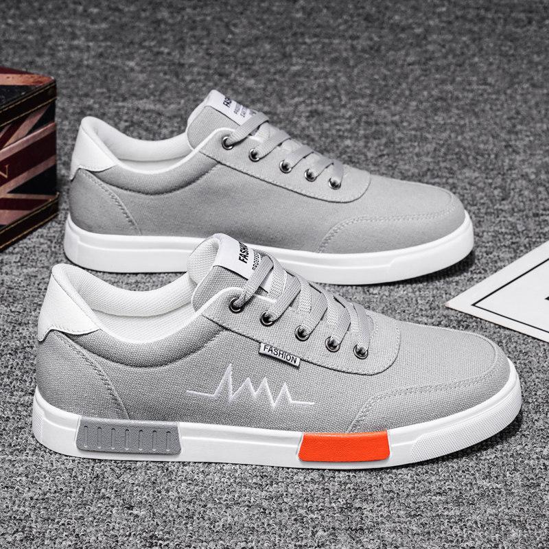 

Canvas shoes men s 2025 spring men s shoes new casual shoes men s low-top sports shoes trendy versatile flat baseplate shoes 44