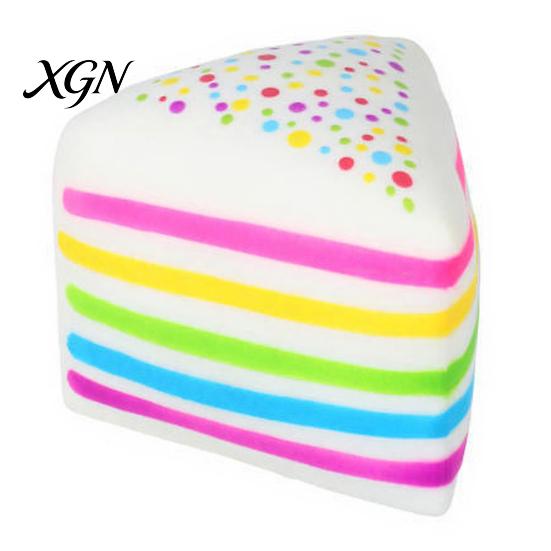 Quick Recovery Cake Toy Colorful Dot Squeeze Stress Relief Simulated Pinch Ball Focus Aid Anti-anxiety Fidget Hand Relaxation Exercise