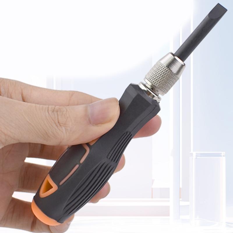 Professional Electric Screwdriver Bit 5mm Round Shanks 60mm Length Steel Sturdy Magnetic Screwdriver Bit