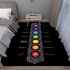 Covor Meditație Yoga Curcubeu 7 Chakre Decor Living Covoraș de Podea Acasă Dormitor Antiderapant Covoraș Bucătărie Baie Lavabil Preș de Ușă