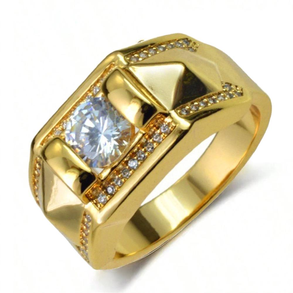 Fashion Couple Rings Romantic Women Rhinestones CZ Rings Set Trendy Men Stainless Steel Zircon Stone Rings Wedding Band Jewelry