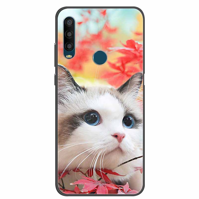 Voor Alcatel 3L 2020 Hoesjes Gedrukte Kat Zacht Siliconen Achterkanten voor Alcatel3L 3 L 2020 5029Y 5029 5029D Fundas Capa Coque 6.22