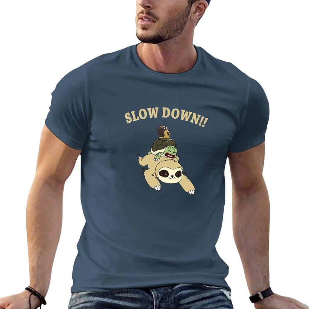 Slow Down TShirt tshirts man heavyweight t shirts oversized t shirts designer t shirt men
