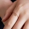OR D`OR [14K] Mini Flower Pendant Ring