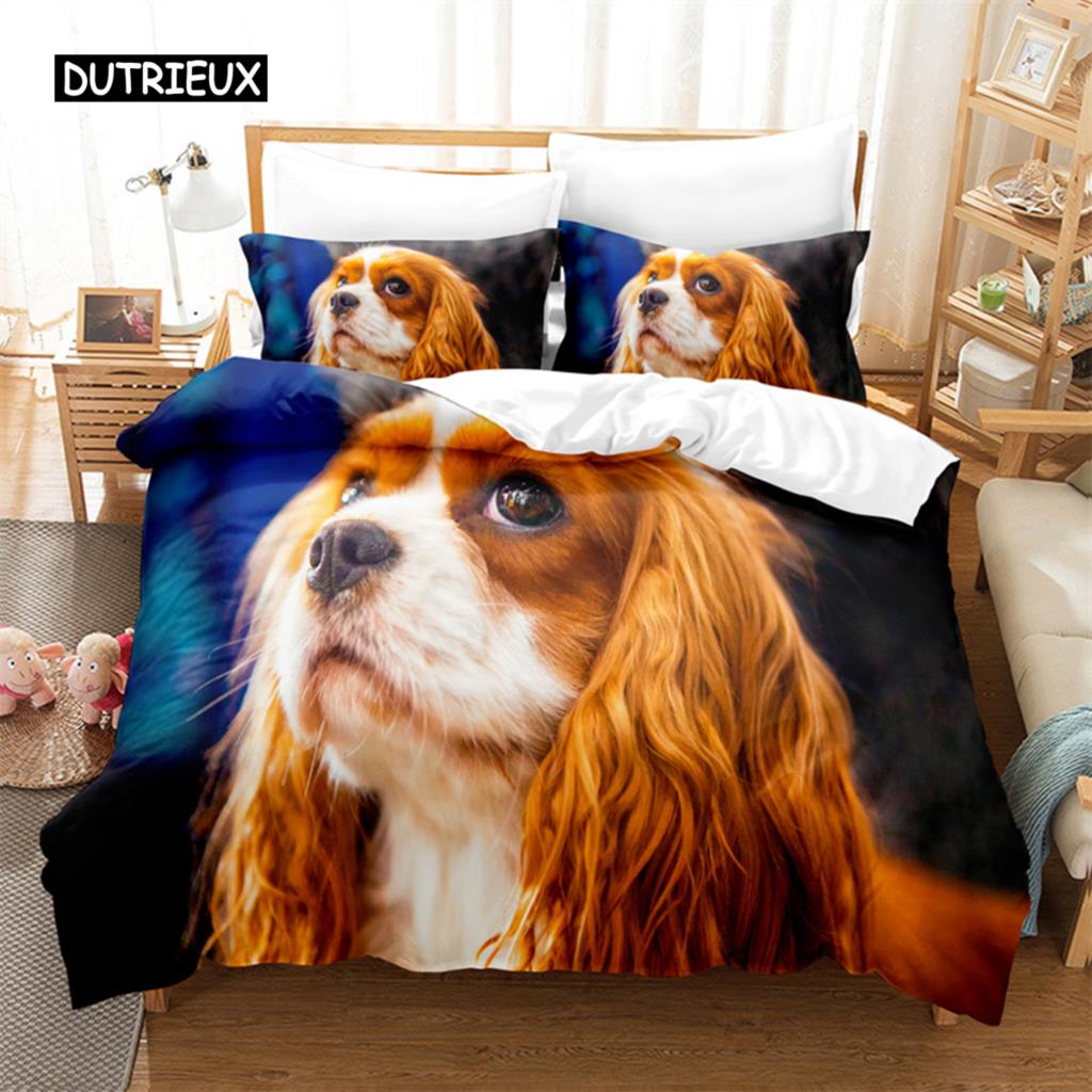 Cat And Dog Bedding Set Duvet Cover Set 3d Bedding Digital Printing Bed Linen Queen Size Bedding Set Fashion Design