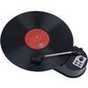 EnergyPower Mini Record Turntable with MP3 Dubbing RPM and Donut Record Automatic File USB Flash Drive and MicroSD Card No Computer Compact Battery or