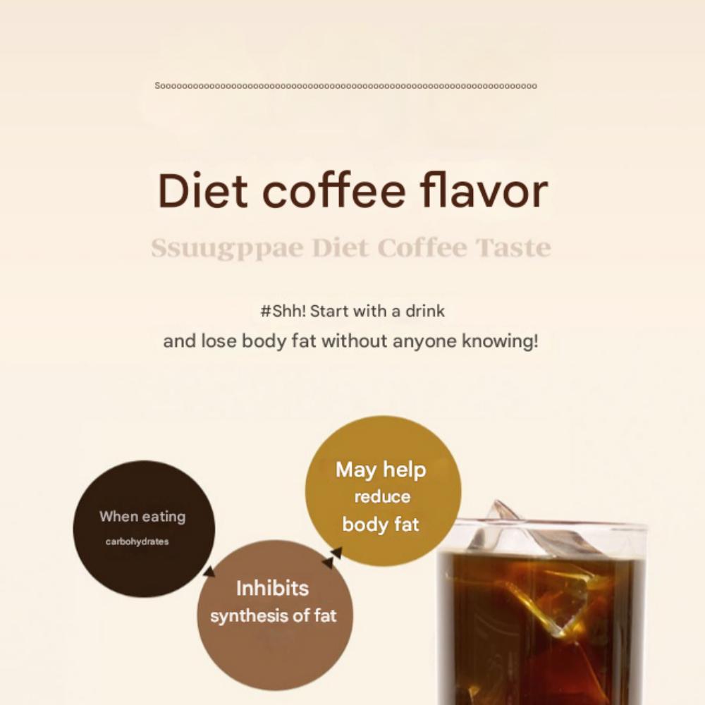 Sookpe Diet Coffee Flavor 28 Sachets, 92.4g, 1 Pack