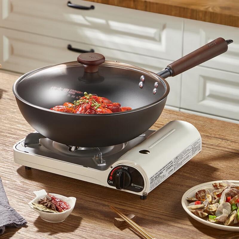 COOKER KING 34cm Extreme Iron Wok