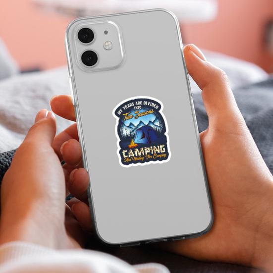 50Pcs Graffiti Stickers Waterproof Reusable Decorate PVC Luggage Water Bottle Outdoor Camping Stickers for Scrapbook