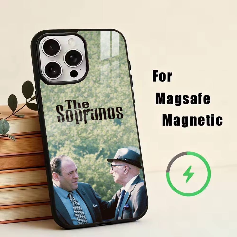 The Tony Soprano-JG Phone Case For iPhone17,16,15,14,13,12,11 Plus,Pro Magnetic For Magsafe Wireless Charging