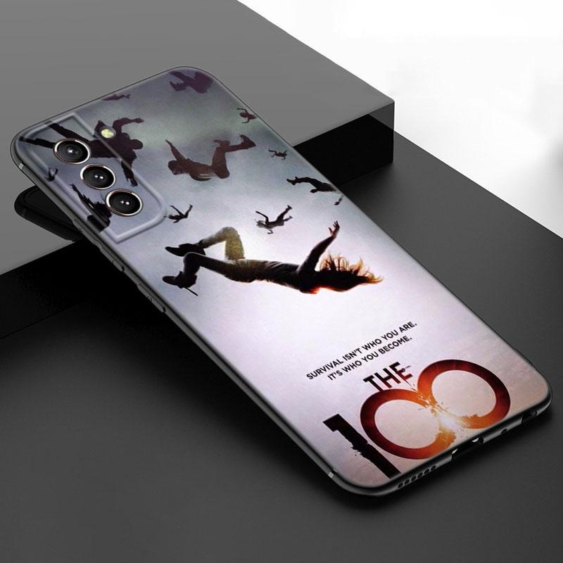 Heda Lexa The 100 Black Silicone Phone Case For Samsung Galaxy S23 S21 S20 FE S24 S22 Ultra S10E S10 S9 S8 Plus