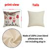 New Christmas Pillow Red Stripe Print Combination Set Pillow Case Indoor Atmosphere Decoration Sofa Cushion