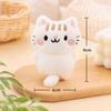 Japanese Kitten Plush Keychain for Backpacks