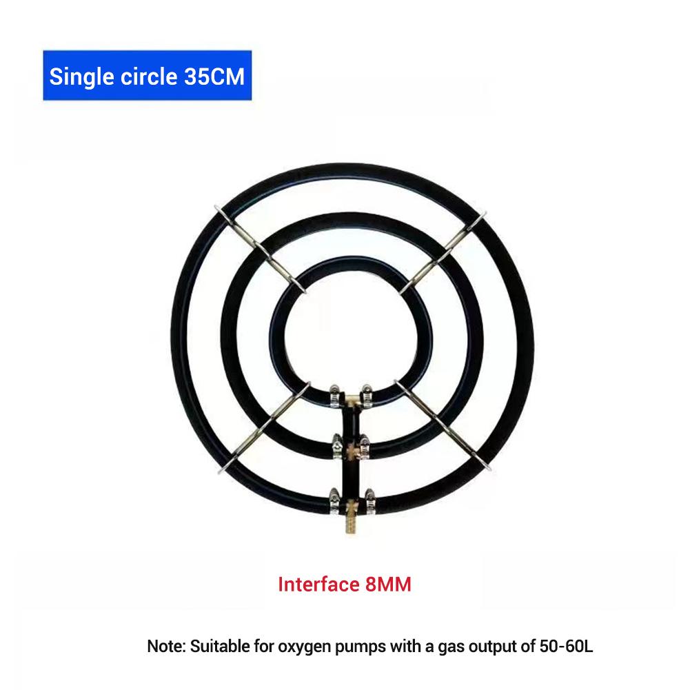 

1шт аквариумный пузырьковый круглый пузырьковый прудовый ... 25CM SINGLE чёрный