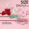 2Pcs/Set Creative Pet Sequin Bow Tie Adjustable Pet Crown Collar Pet Headpiece  Pet birthday Costume