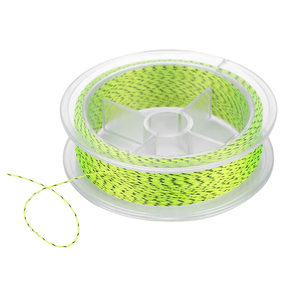 50m Nylon Strong Extreme Tapered er Fly Fishing Braid Line Angler (Yellow&Black 20lb)