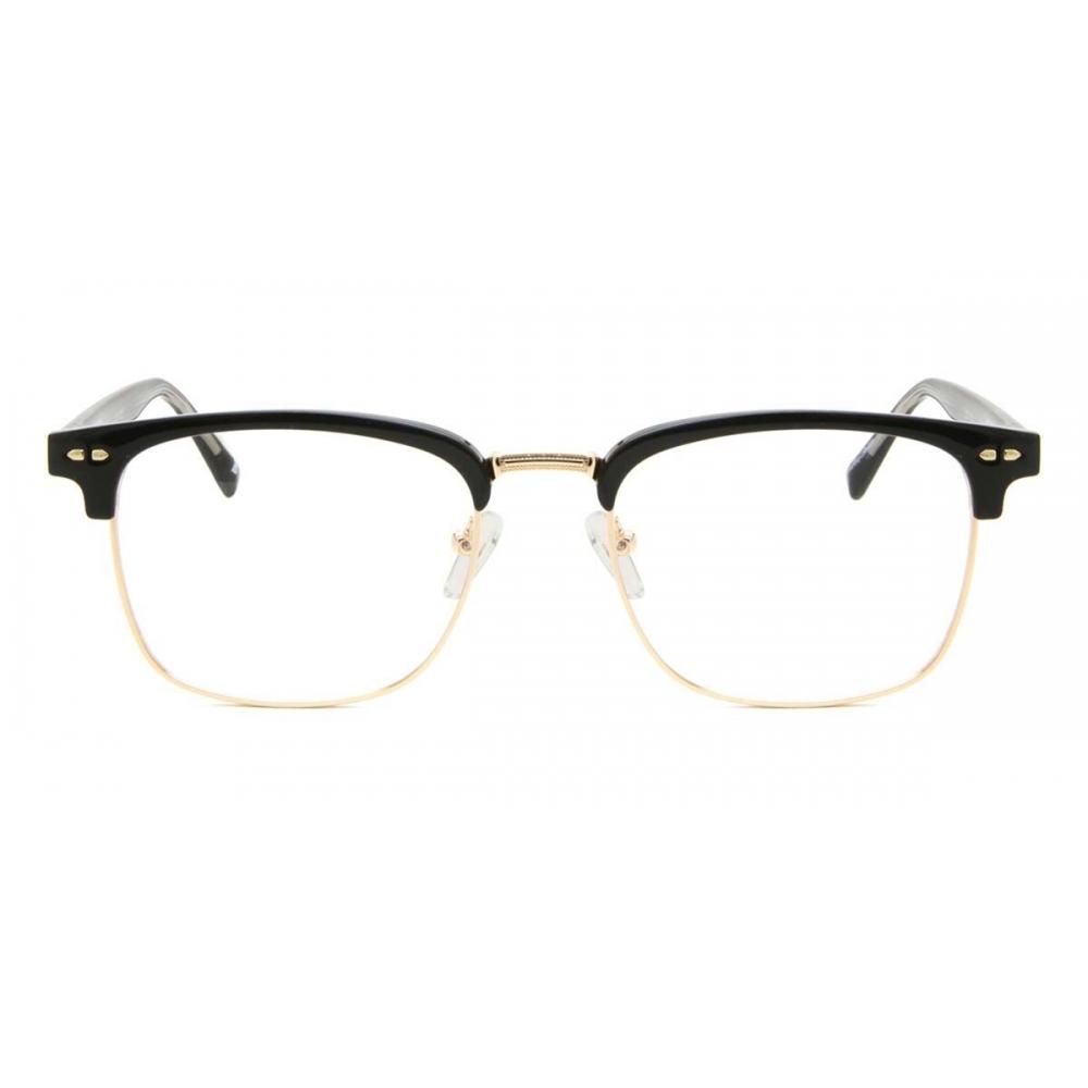 

Full Rim Browline Black Gold Smartbuy Collection Murf 886 Fashion Men Eyeglasses Black Gold/53