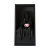 Sitting Grim Reaper Statue Spooky Bookshelf Decoration Gothic Black-Robed Man