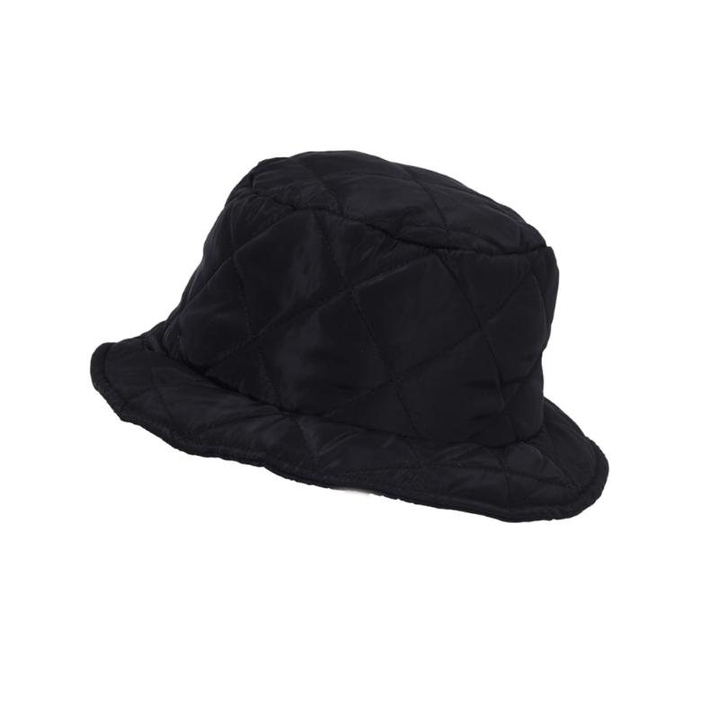 

Товстий Капелюх-відро з широкими полями Зимовий Капелюх рибалки Бавовняний Капелюх рибалки з підкладкою для дорослих підлітків Зберігає тепло Капелюх для поїздок чорний