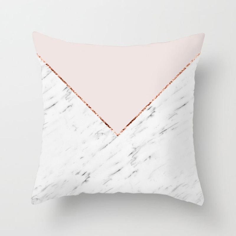 Pillow  Cover Geometric Style Colored Printed Decorative Pillowcase Square Sofa Cushion Cover