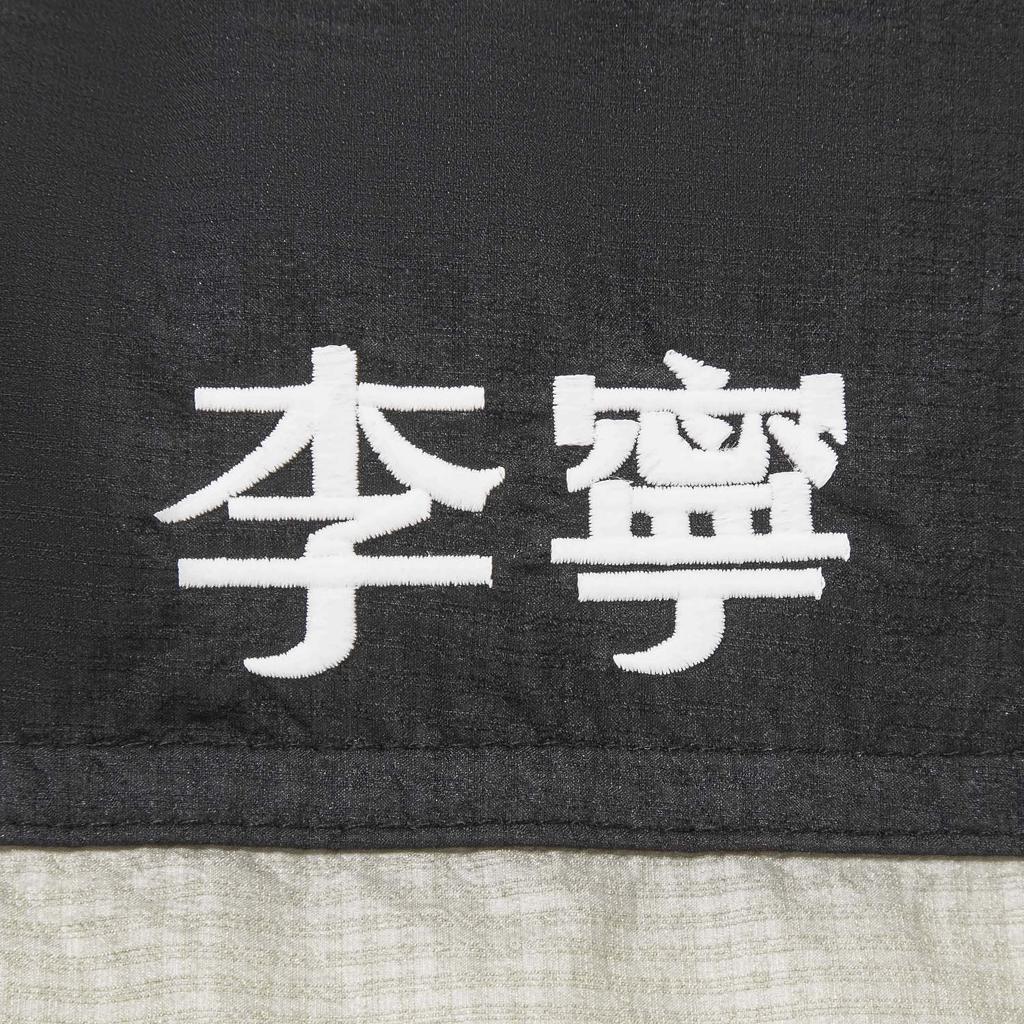 Li-Ning Color Block Zipper Letter Hooded Casual Down Jacket Unisex Outerwear AYMV435-3