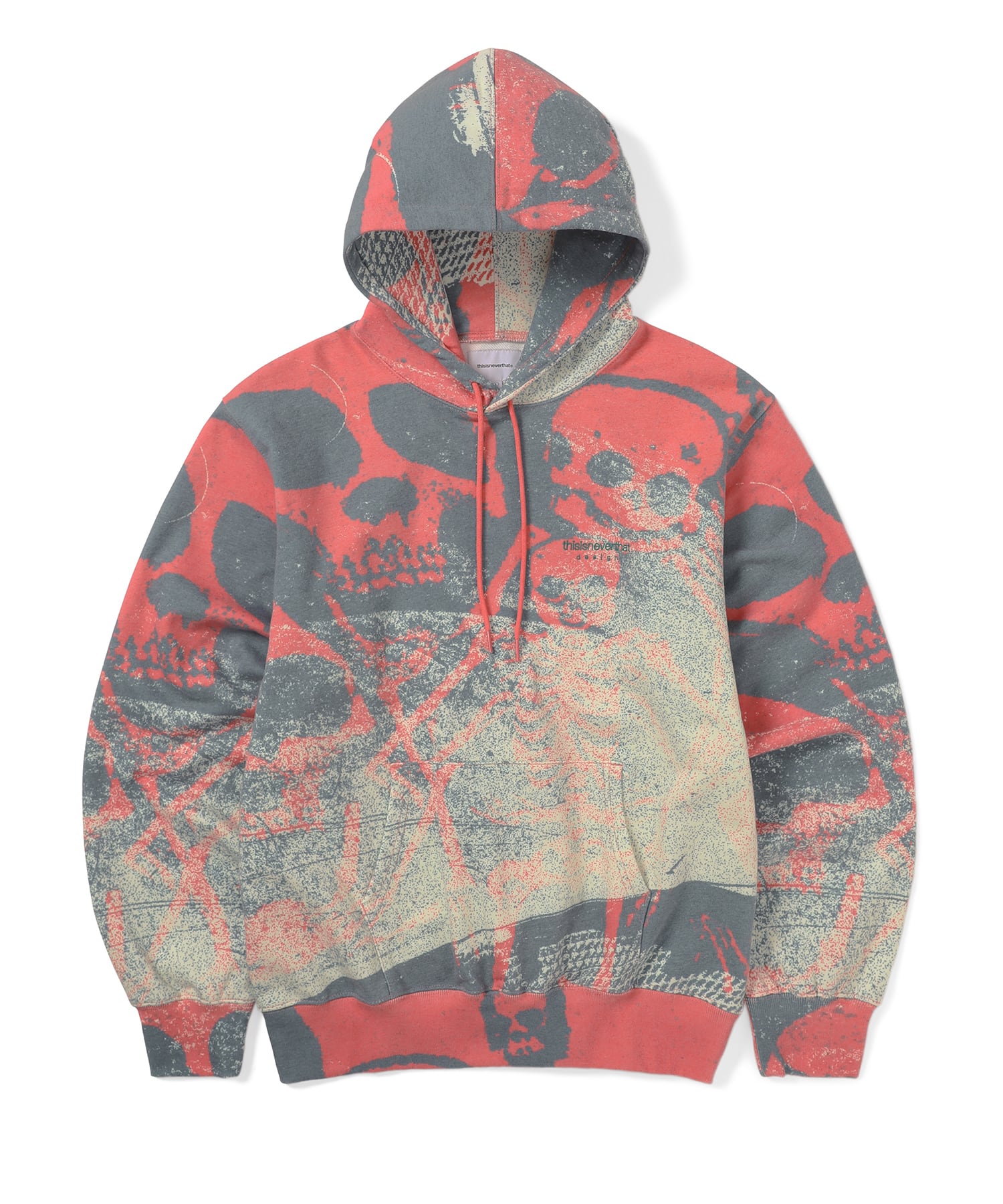 This Is Never That Skeletons Hoodie Red M