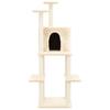 Scratching Post with Sisal Scratching Posts Cream 144.5 Cm