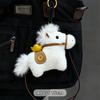2026 Zodiac Pony Pluche Speelgoed Sleutelhanger Schattige Cartoon Kleine Paard Maskotte Pop Tas Hanger Rugzak Ophangdecoratie Jaar Cadeaus