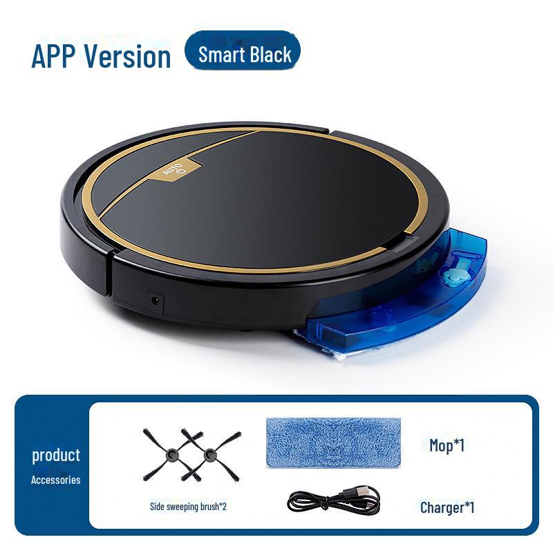 

Роботизований пилосос чорний