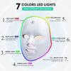Led Light Therapy Mask, 7 Color Led Face Mask Light Therapy, Face Light Therapy Device, Red Light Therapy, Remove Wrinkles, Red Light Face Mask