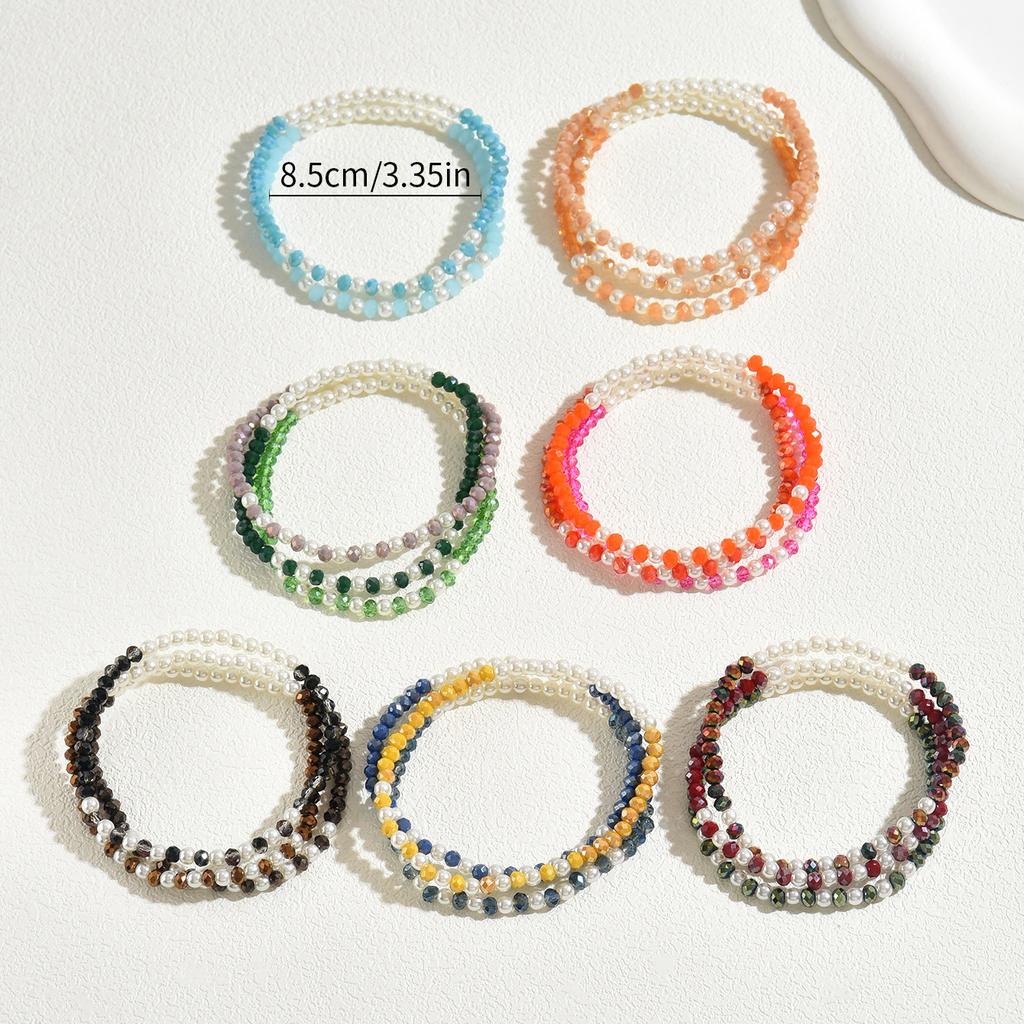 Simple bohemian ladies multi-layer bracelet hand-woven premium bracelet set wholesale