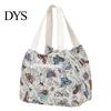 Fruit Container Lunch Bag Waterproof Stylish Floral Tote Portable Box Carrier for Women Commuting Picnic Camping Reusable