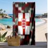 England Football Print Beach Towel Quick Dry Super Absorbent Soft Bath Towel for Swimming Beach Travel Fan Souvenir Gift
