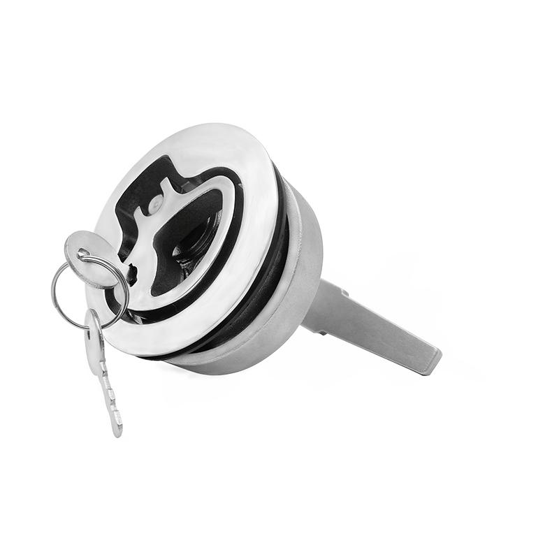 Alastin Marine Hardware 316 Stainless Steel Turning Lock Flush Pull Lift Handle Locker Hatch Latch with Key