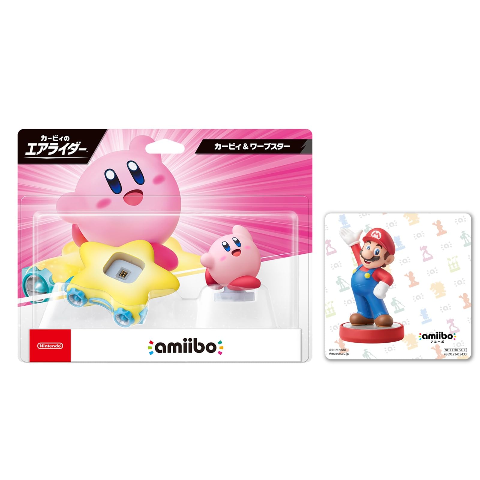 

amiibo Kirby Warp Star Air Rider Bonus Original Sticker Included & (Kirby Series)