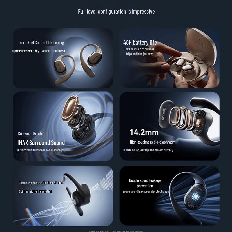 Saina C16S Open-Ear Bluetooth Sports Earbuds