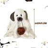 PP Cotton Halloween Plush Toy White Bat Throw Pillow Comfortable Ghost Dog Pillow  Home