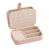 PU Leather Jewelry Box, Multi-Layer Organizer, Compact Lightweight Protective Jewelry Holder, for Rings Earrings Bracelets