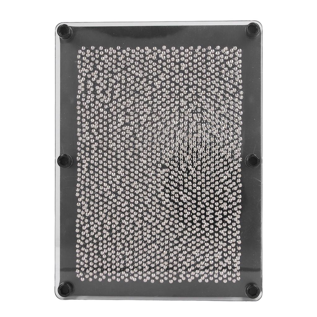 3D Pin Art Board Toy Hand Sensory Silver Large Size 3D Pin Sculpture Board for Children Adults