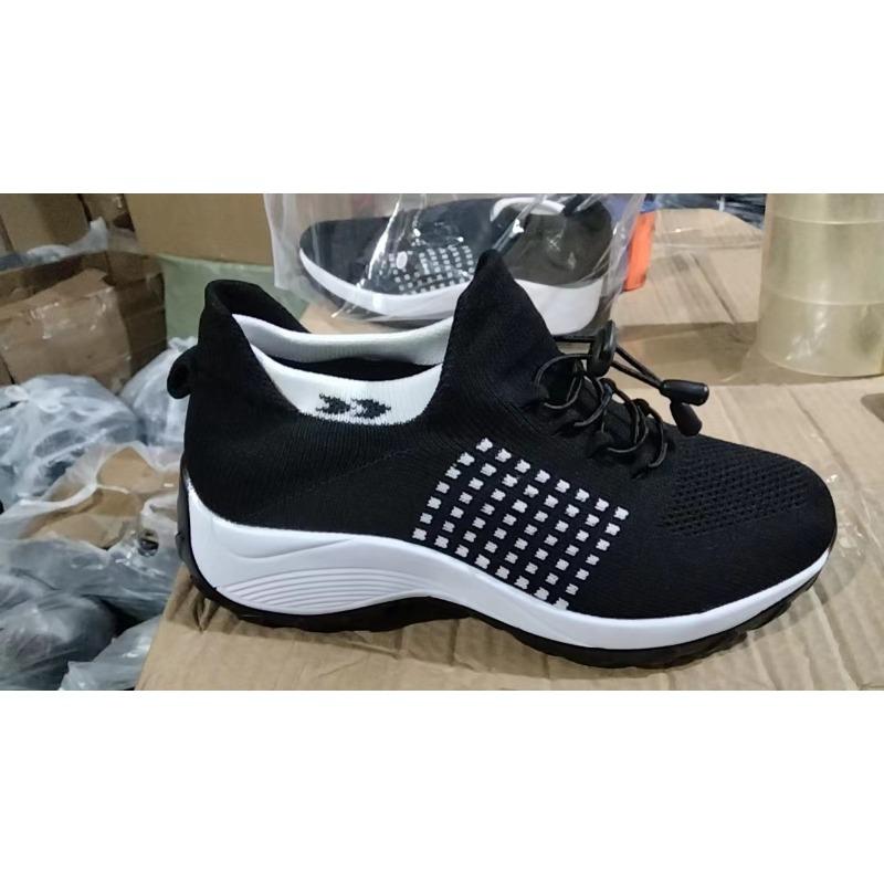 New Large-sized Sports Shoes Feizi Breathable Women's Shoes Thick-soled Shoes