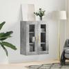 VidaXL Armoire murale gris béton 69,5x34x90 cm 828464