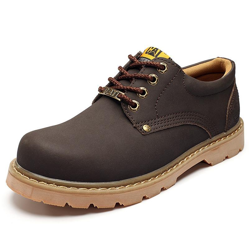 Carter men's shoes autumn new big head tooling shoes casual shoes classic low-top yellow Martin boots