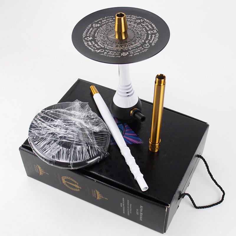 Alphas Hooka Model S Stoving Paint Shisha Simple Removable Diffuser Multicolor Stick Nargile Water Pipe Hookah Shisha Accessorie