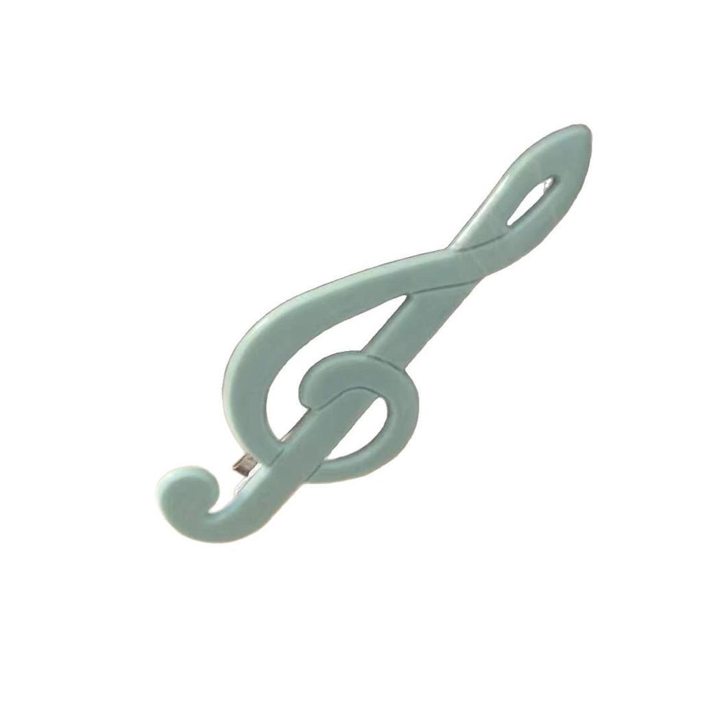 Lucky Retro Music Note Hair Clip - Versatile Sweet Bangs Clip for Girls, Students, and Fine Hair.