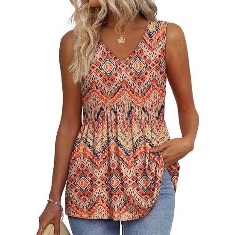 Women's Vest Fashion Elegant Ruffle Top Women's Elegant Sleeveless V-neck Doll Vest