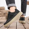 Low-top thick-soled light luxury comfortable casual shoes light leather casual board shoes
