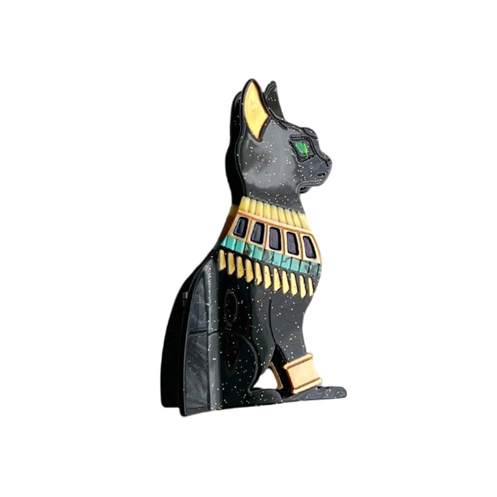 Acetate Egyptian Cat Hair Claw Clip Sweet Cat Jaw Clip Casual Wear Headpiece Elegant Hair Styling Tool for Fashion Women