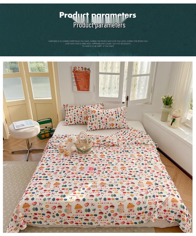 2025 Soft Milk Knit Cotton Soy Summer Cool Quilt