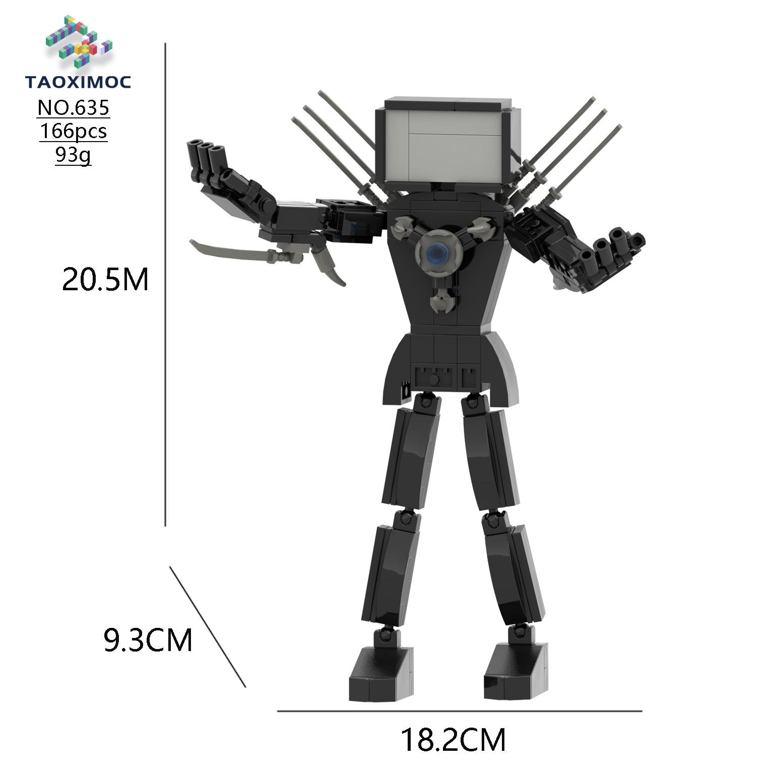 

Neo 3D Спикерман Детский блок пластиковый игровой конструктор для подростков и детей унитаз Skibidi