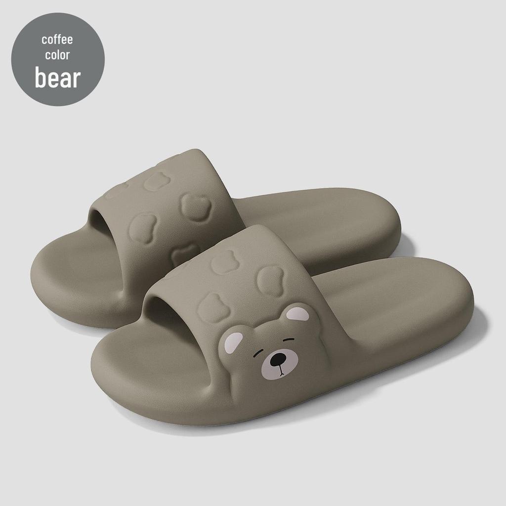 Kapcie EVA z miękką podeszwą: Wygodne, antypoślizgowe, na grubej podeszwie kapcie łazienkowe dla mężczyzn i kobiet, idealne na lato.